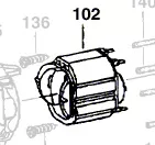 Stator réf. 2 604 220 445 BOSCH